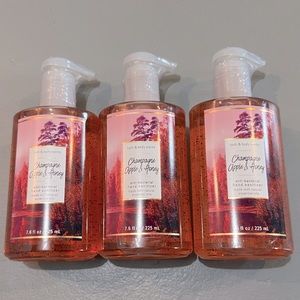 Bath & Bodyworks Champagne Apple Honey 7.6oz Sanitizer 3 pack